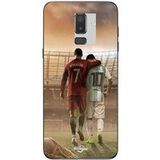 Maniacase Samsung Galaxy J8 2018 Hoesje CRISTIANO RONALDO MESSI GOAT