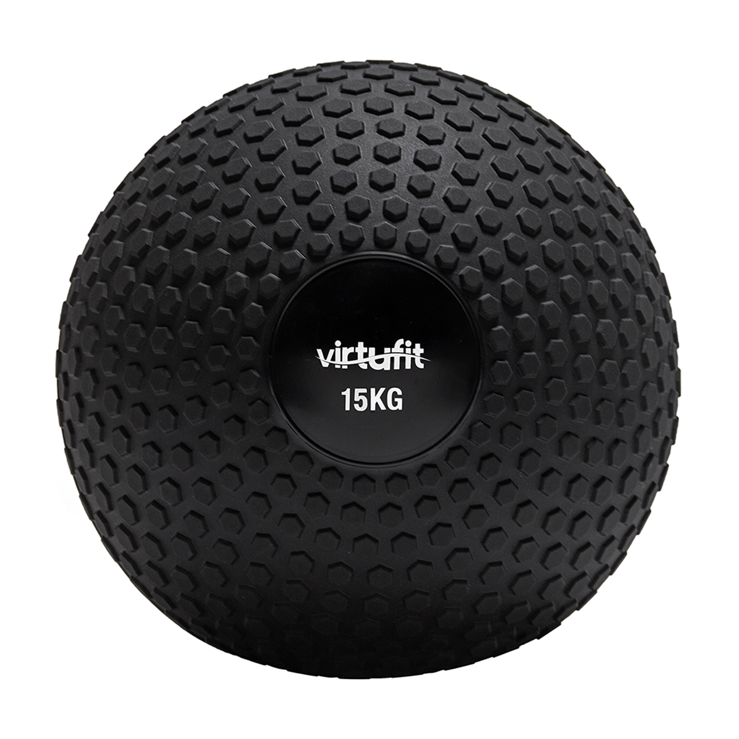 Virtufit Slam Ball – Fitness Bal – 15 kg – Zwart