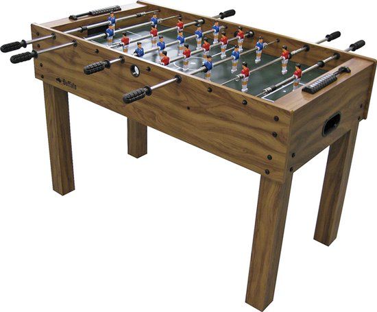 Buffalo Voetbaltafel Shoot (telescoopstang) - Bruin - 4 ft. - 5+ jaar