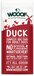 WOOOF Eend 18KG - Geperst hondenvoer - Graanvrij - Adult