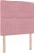 vidaXL - LED Hoofdbord met LED-stripverlichting - Roze - 100 cm - Fluweel