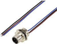 Tru Components TC-12833204 Sensor/actuator inbouwstekker M12 3-polig 0.5m