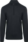 No Excess Timeless basics trui met halve rits