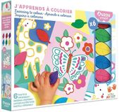 Mon Little Artist Mon coffret d'artiste - j'apprends à colorier: 6 pastels originaux !