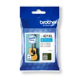 Brother LC-421XLC Cyan Ink Cartridge - High Yield - Original