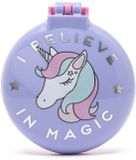 Legami Borstel met spiegel, motief I Believe In Magic, Meerkleurig