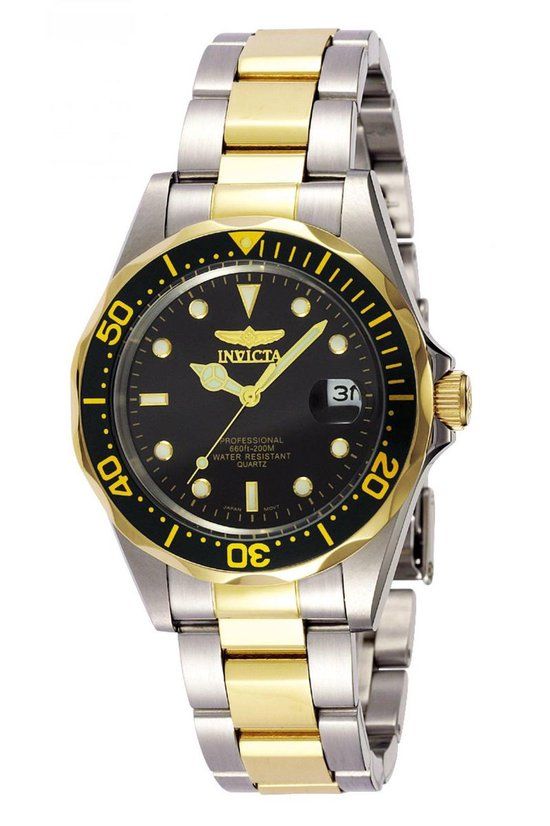 Invicta Pro Diver 8934 - Unisex Horloge - Zwart - 37mm - Quartz