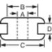 TRU COMPONENTS Kabeldoorvoering Klem-Ø (max.) 8 mm Plaatdikte (max.) 1 mm PVC Noir 1 stuk(s)