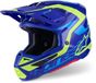 Alpinestars S-M7 Deed Blauw Geel Crosshelm