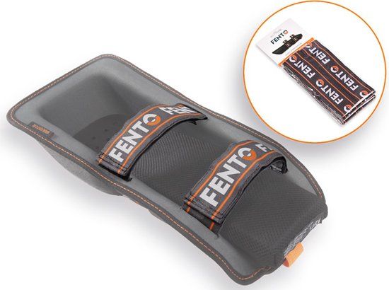 FENTO Elastieken voor FENTO kniebeschermers 400 per 4 stuks - Zwart - One size