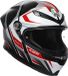 AGV K6 S Karve Mat Zwart Rood Wit Integraalhelm Maat 2XL