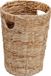 Relaxdays Papierbak Waterhyacint - 32 x 25 cm - Gevlochten Mand - Handvatten
