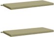 vidaXL - 2-delige Bankkussens SOEST - 100% Polyester - Lichtgroen
