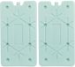 Excellent Houseware Koelelement Ice Pack - 2x - mintgroen
