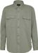 QS s.Oliver QS Overshirt van gewassen keperstof, olijfgroen, S