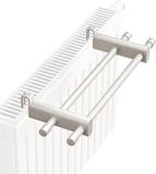 Merkloos / Sans marque Radiator Handdoekhouder Wit Ophangrek 50 cm