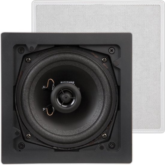 Artsound FL101 flat 2-weg inbouw LS vierkant 70W wit 2 wit