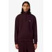 Lacoste pull coupe droite - rouge foncé