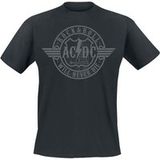 AC/DC T-shirt - Rock & Roll - Will Never Die - M tot 4XL - voor Mannen - zwart