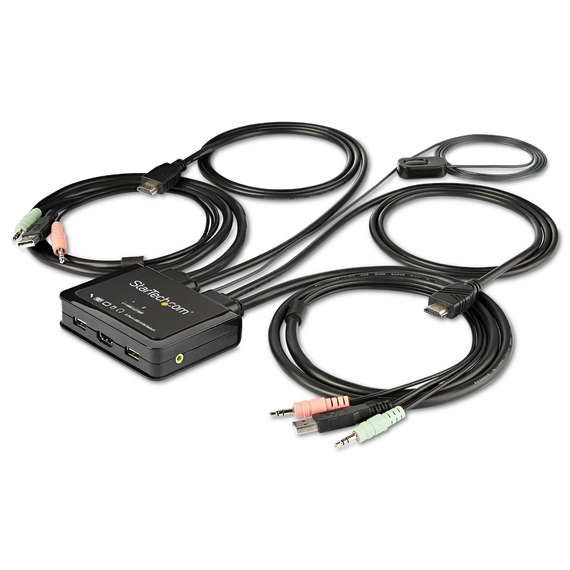 StarTech.com 2-poorts HDMI KVM switch - 4K 60Hz