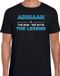 Bellatio Decorations Adriaan Voornaam cadeau - The man, The myth the legend - zwart - heren XL