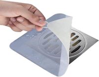 Merkloos / Sans marque Set van 1 - Siliconen afvoerontgeurderset - Badstop + afvoermat - Universeel voor keuken / badkamer / wasruimte - Afvoerstop + ontgeurderdeksel - Geur- en insectenwerend