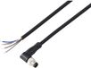 TRU COMPONENTS TC-13751880 Aansluitkabel M8 x 1 5-polig haaks 10 m Zwart