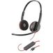 Poly Blackwire C3220 - 3200 Series - headset - op oor - met bekabeling - USB-C - ruisisolatie