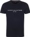 Tommy Hilfiger Logo T-shirt Donkerblauw Heren Maat XS