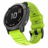 By Qubix Qubix - Groen Siliconen Bandje - 22mm Quickfit - Geschikt voor Garmin Tactix 8 - 47mm