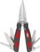 Bessey Multitool DBST - 7 functies - roestvrijstaal - rood zwart