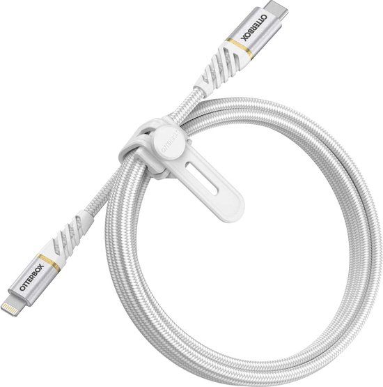 OtterBox Premium USB-C naar Lightning Kabel - 1M - Wit