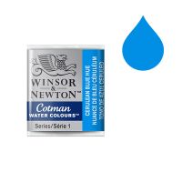 Winsor & Newton Cotman Watercolor Paint - Cerulean Blue Hue - Half Pan
