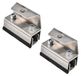 Set de 2 supports de coffre de toit en métal pour divers modèles