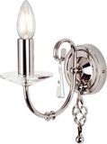 Elstead Lighting Aegean LED Wandlamp | 1X E14 Max 60W | Polished Nickel