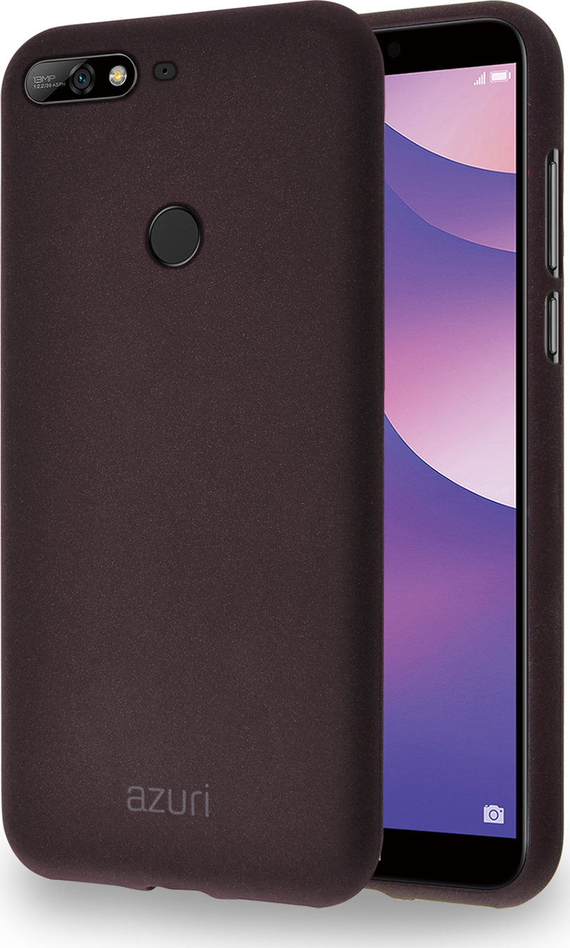 Azuri AZCOVFLEXHUY718-BRN - Mobiele telefoon behuizing - bruin - voor Y7 2018