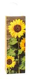 K3T Geschenkzakjes van kraftpapier ZONNEBLUME, 3-pack, grootte: Fles (HxBxD 36 x 12 x 8 cm), Art. Nr. 88282