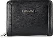 LACOSTE Portefeuille zippé compact Noir zwart