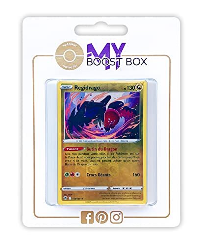 my-booster Regidrago 118/189 Holo Reverse - Myboost X Epée et Bouclier 10 Astres Radieux - Doos met 10 Franse Pokemon kaarten