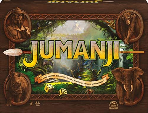 Spin Master Games JUMANJI 6065098 Grappig spel voor gezinnen, nieuwste editie, 2-4 spelers, 6065098, bordspel voor kinderen 8 jaar + (6065098)