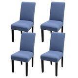 JQinHome 4 Stks Eetkamerstoel Slipcover