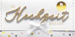 Bruiloftskaart Lettering Surprise - Voor bruiloftskaart alles goed - 11 x 22 cm