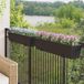 Prolenta Maison Exclusive Balkon (2 stuks), zwart, 80 x 17 x 17 cm, metaal