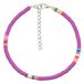 Deja Jewels Lookinggoodtoday Vrolijke Enkelband met 4mm Kralen - Paars