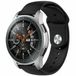By Qubix Qubix Rubberen sportband Zwart geschikt voor Huawei Watch 5 46mm