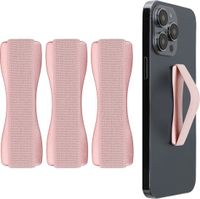 kwmobile Vingerhouder voor Smartphone - Set van 3 - Roségoud