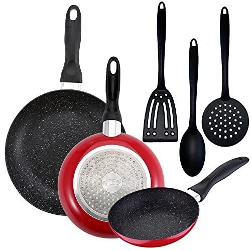 San Ignacio Braadpannenset - 3-delig - 16/20/24 cm + 3 Keukenhulpen