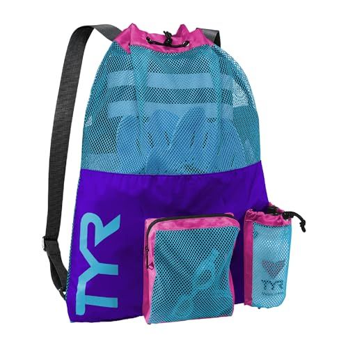 Tyr Allanance Big Mesh Mummy 40L zwemtas Unisex Paars-roze