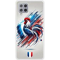 Samsung Galaxy A42 Coq francais Verstevigd hoesje met sublimatie bedrukking