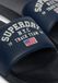 Superdry Varsity Flag Pool Slides Dames Slippers Eclipse Navy Maat 34